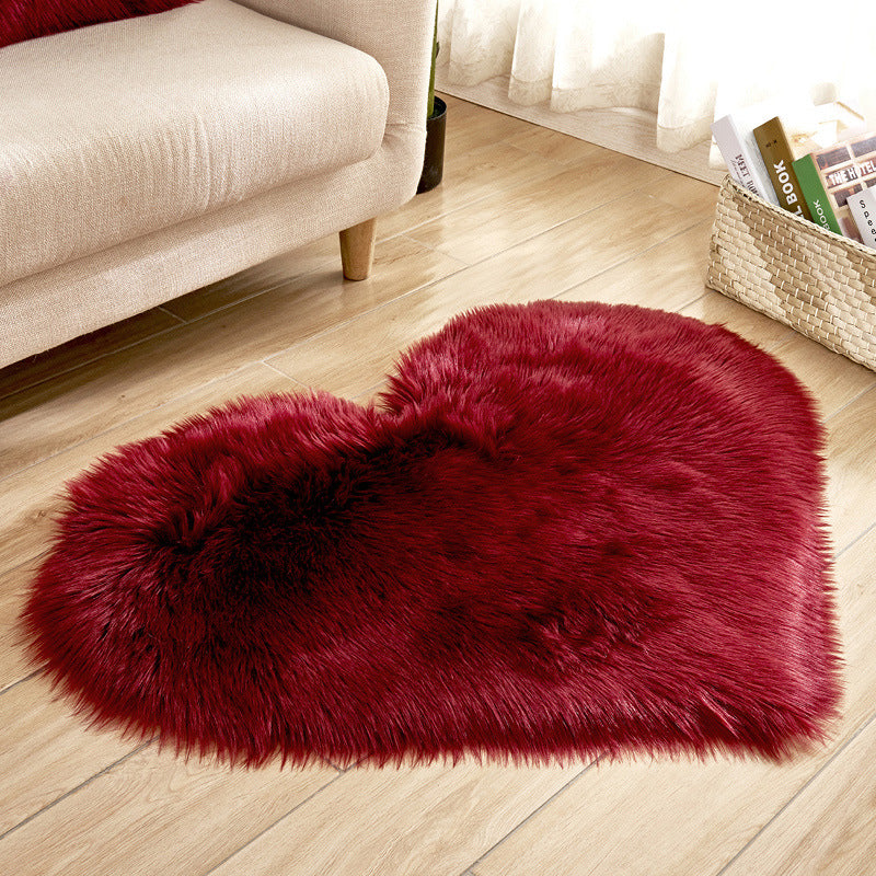LuxeFur Heart Red