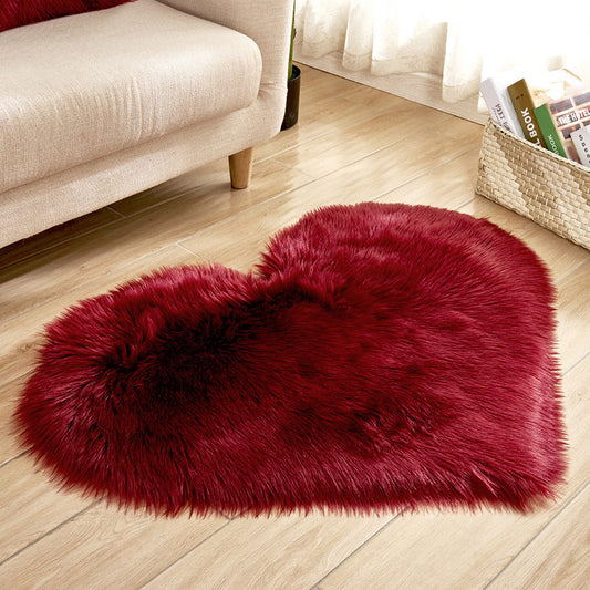 LuxeFur Heart Red