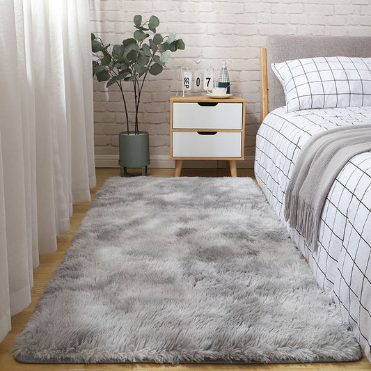 LuxeFur Rectangle Gradient Gray